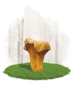 Rzeźba "Pieprznik-kurka"