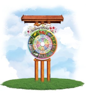 Koło kształtowe "Rośliny łąkowe" z zadaszeniem